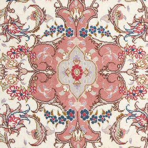 Perzisch tapijt - Tabriz - Royal - 90 x 60 cm - beige