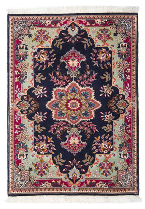 Perzisch tapijt - Tabriz - Royal - 90 x 60 cm - donkerblauw