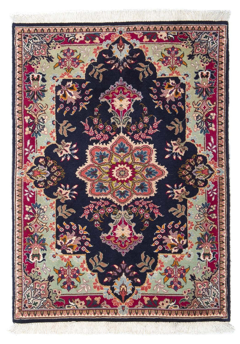 Perzisch tapijt - Tabriz - Royal - 90 x 60 cm - donkerblauw