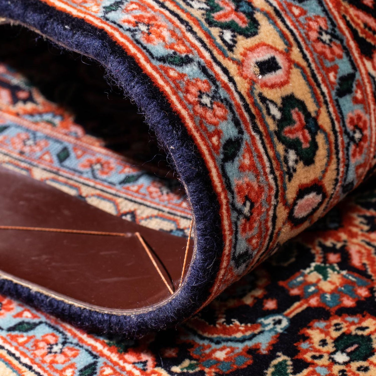 Loper Perzisch tapijt - Tabriz - 202 x 67 cm - donkerblauw