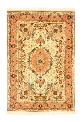 Perzisch tapijt - Tabriz - Royal - 148 x 98 cm - beige