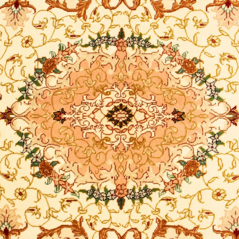 Perzisch tapijt - Tabriz - Royal - 148 x 98 cm - beige