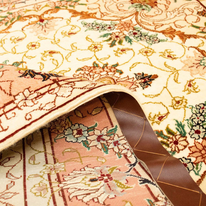 Perzisch tapijt - Tabriz - Royal - 148 x 98 cm - beige