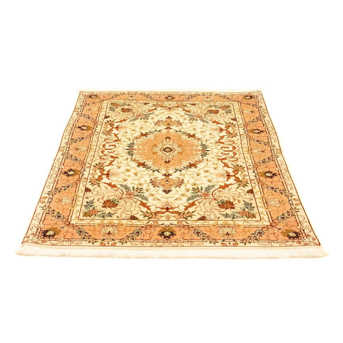 Perzisch tapijt - Tabriz - Royal - 148 x 98 cm - beige