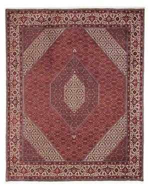 Perzisch tapijt - Bijar - 295 x 251 cm - donkerrood