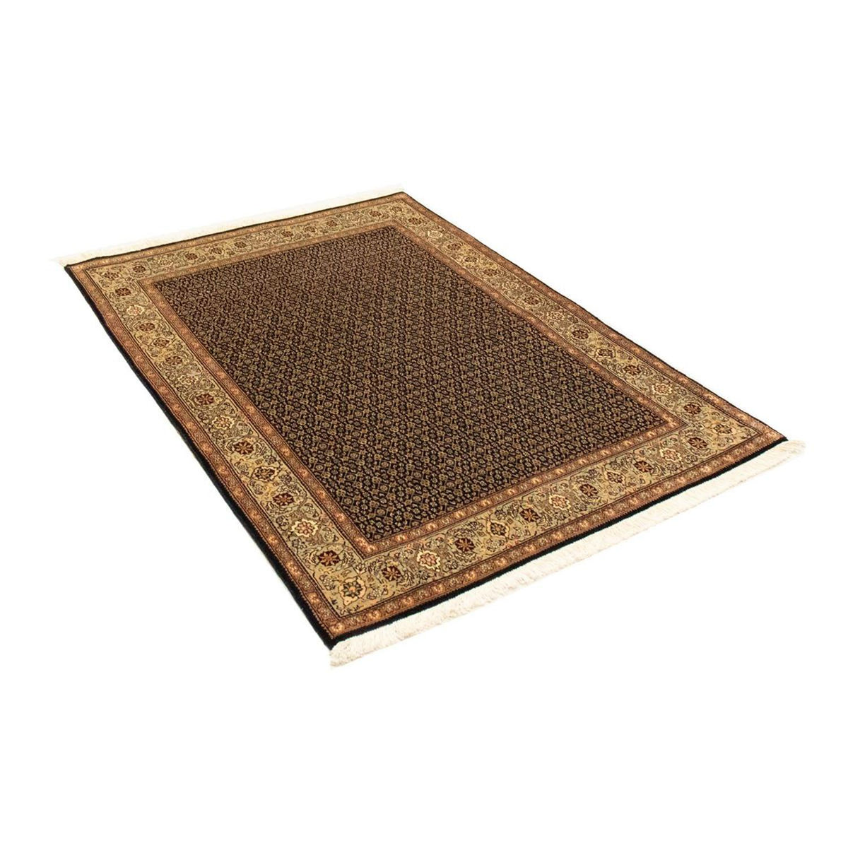 Perzisch tapijt - Tabriz - Royal - 141 x 100 cm - donkerblauw