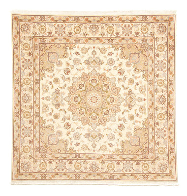 Perzisch tapijt - Tabriz - Royal vierkant  - 206 x 202 cm - beige
