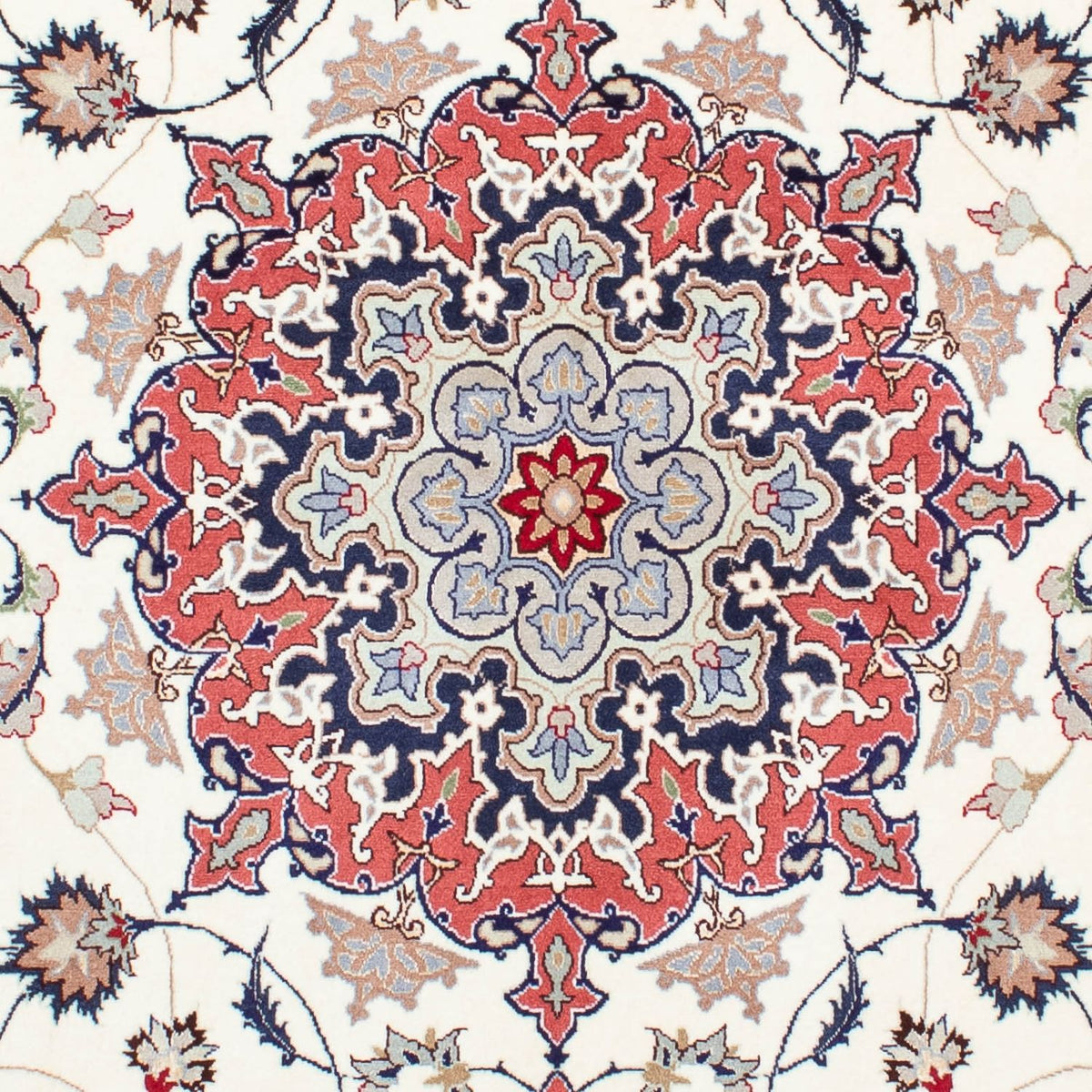 Perzisch tapijt - Tabriz - Royal - 205 x 146 cm - beige