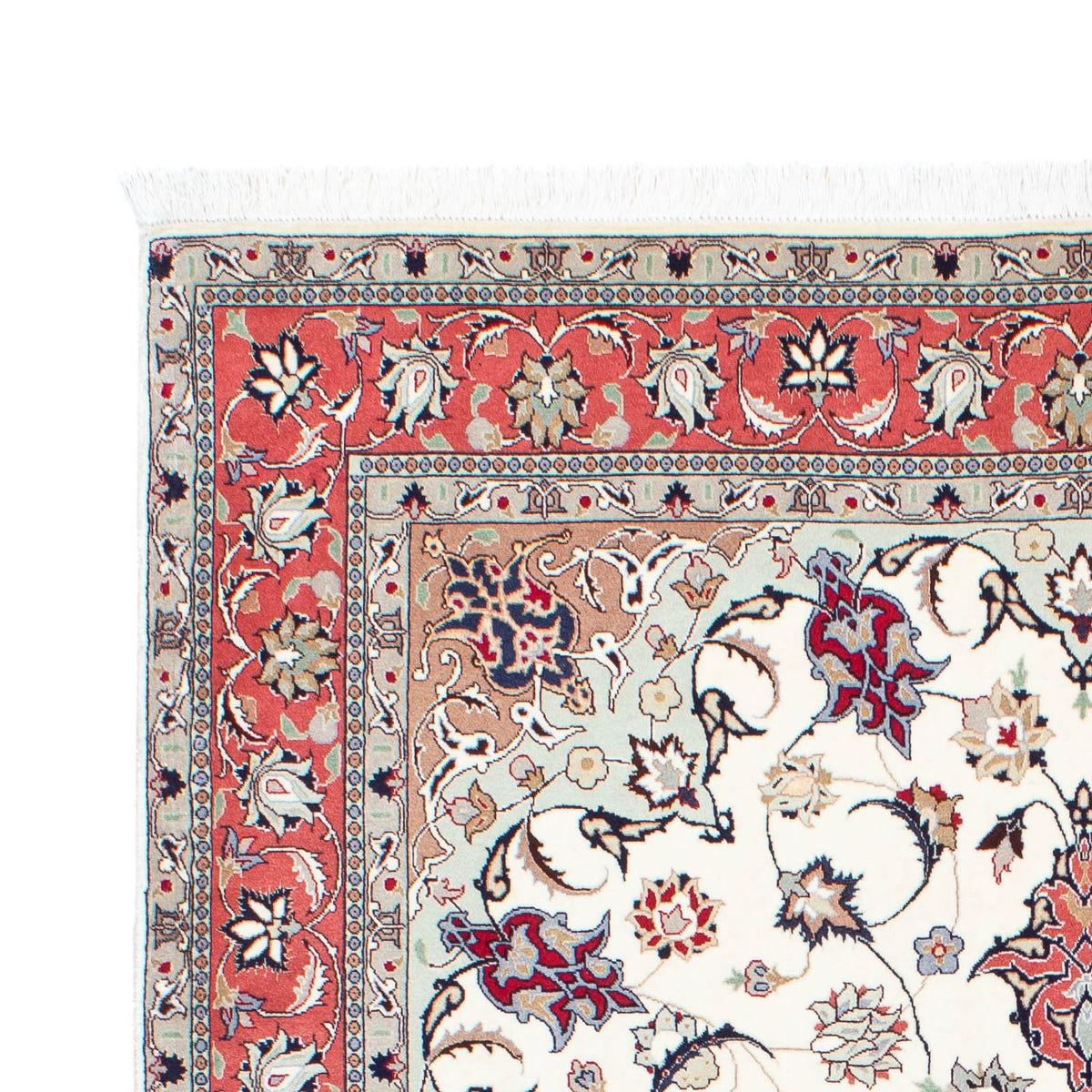 Perzisch tapijt - Tabriz - Royal - 205 x 146 cm - beige