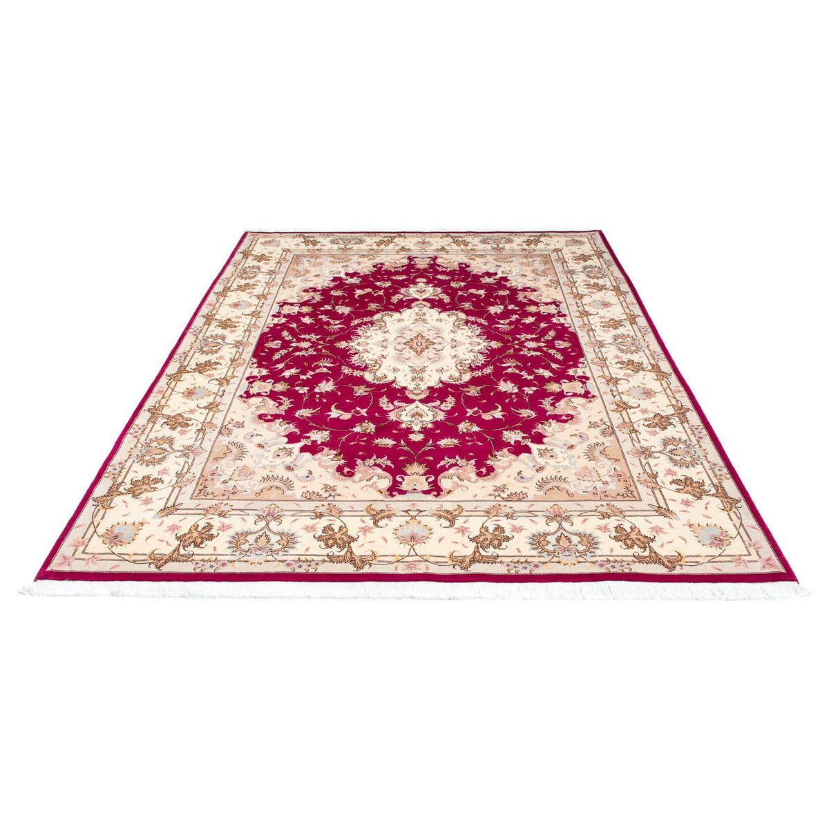 Perzisch tapijt - Tabriz - Royal - 242 x 168 cm - rood