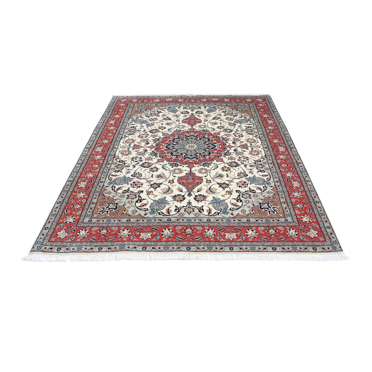Perzisch tapijt - Tabriz - Royal - 215 x 153 cm - beige