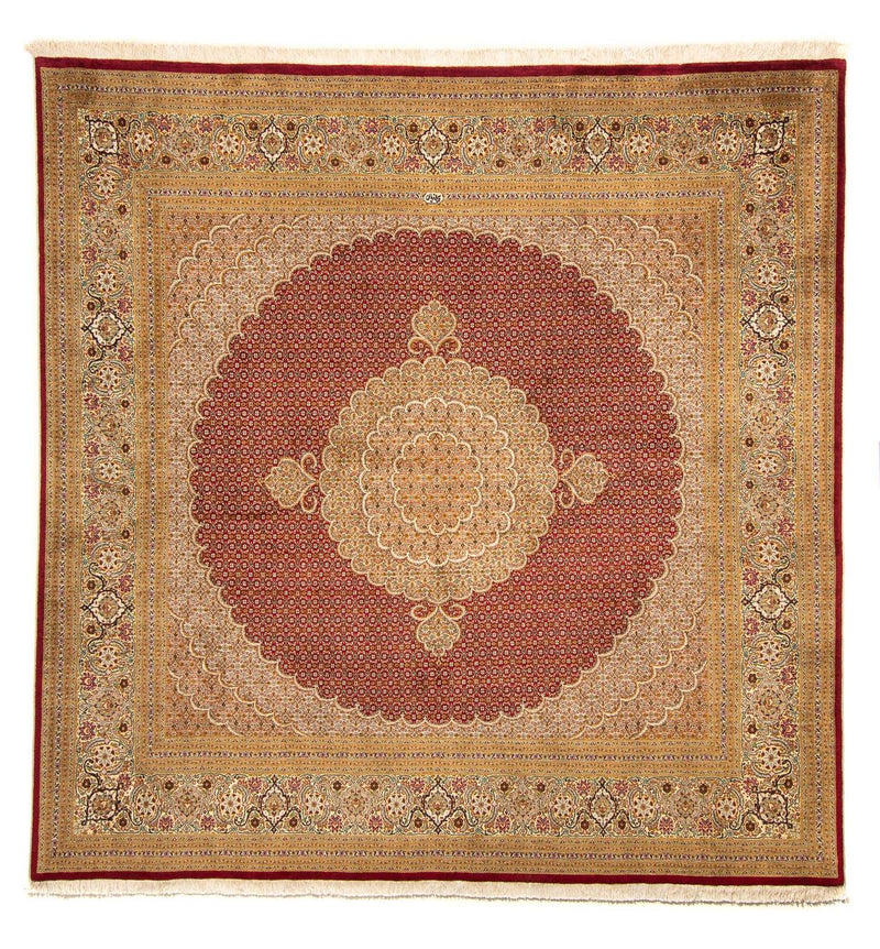 Perzisch tapijt - Tabriz vierkant  - 248 x 246 cm - donkerrood