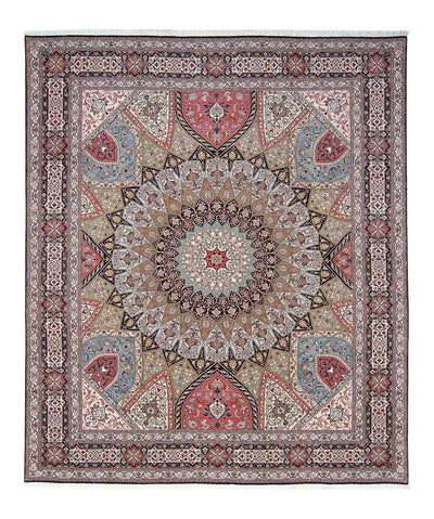 Tabriz - 50 Raj Tapijt 252x303cm - Perzisch tapijt