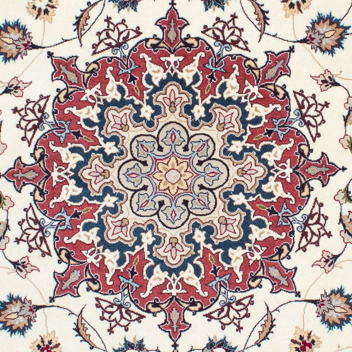 Perzisch tapijt - Tabriz - Royal - 198 x 154 cm - beige