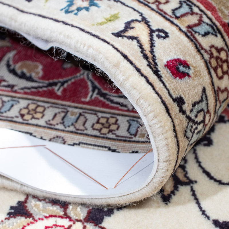 Perzisch tapijt - Tabriz - Royal - 198 x 154 cm - beige