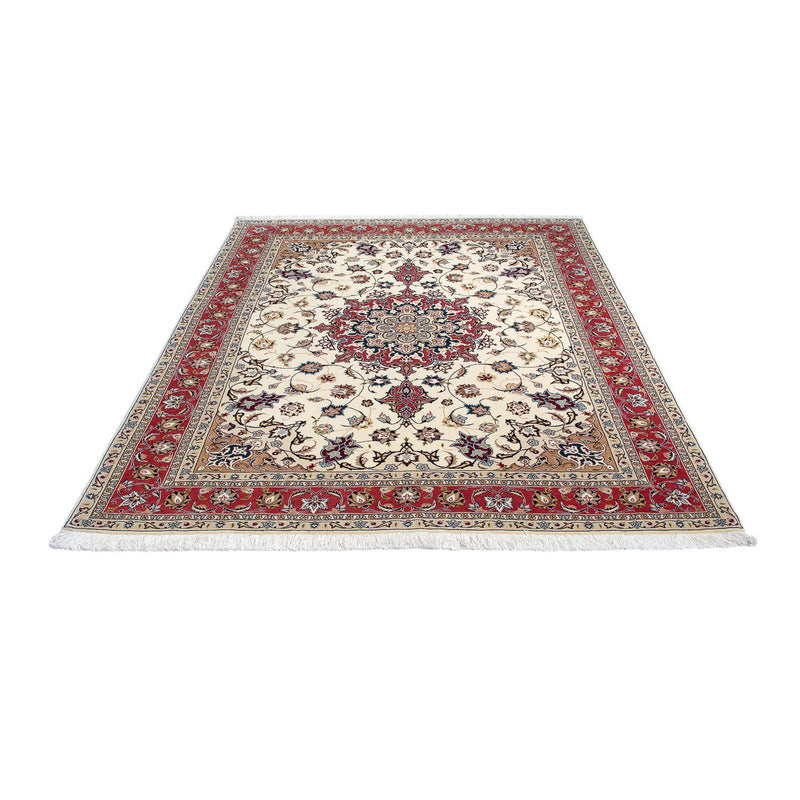 Perzisch tapijt - Tabriz - Royal - 198 x 154 cm - beige