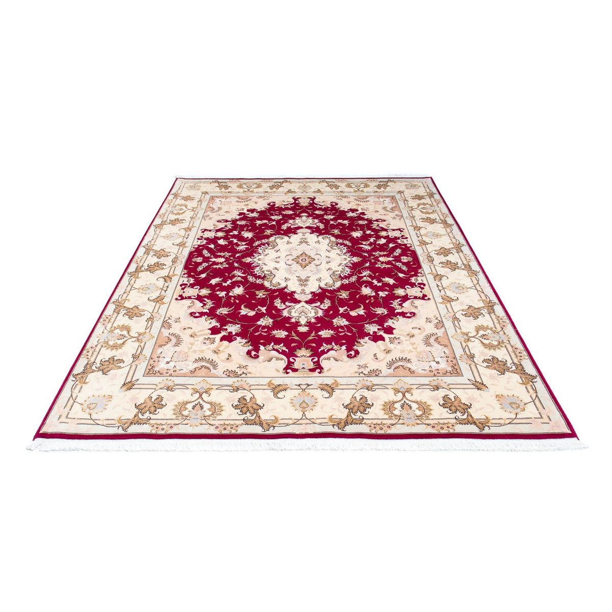 Perzisch tapijt - Tabriz - Royal - 240 x 169 cm - rood