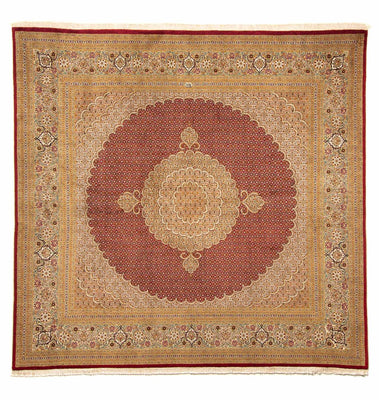 Perzisch tapijt - Tabriz vierkant  - 251 x 247 cm - donkerrood