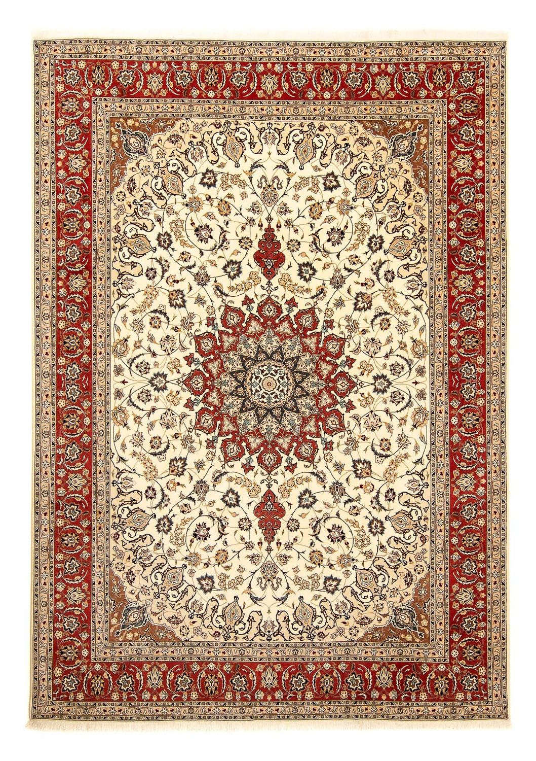Perzisch tapijt - Tabriz - 358 x 254 cm - beige