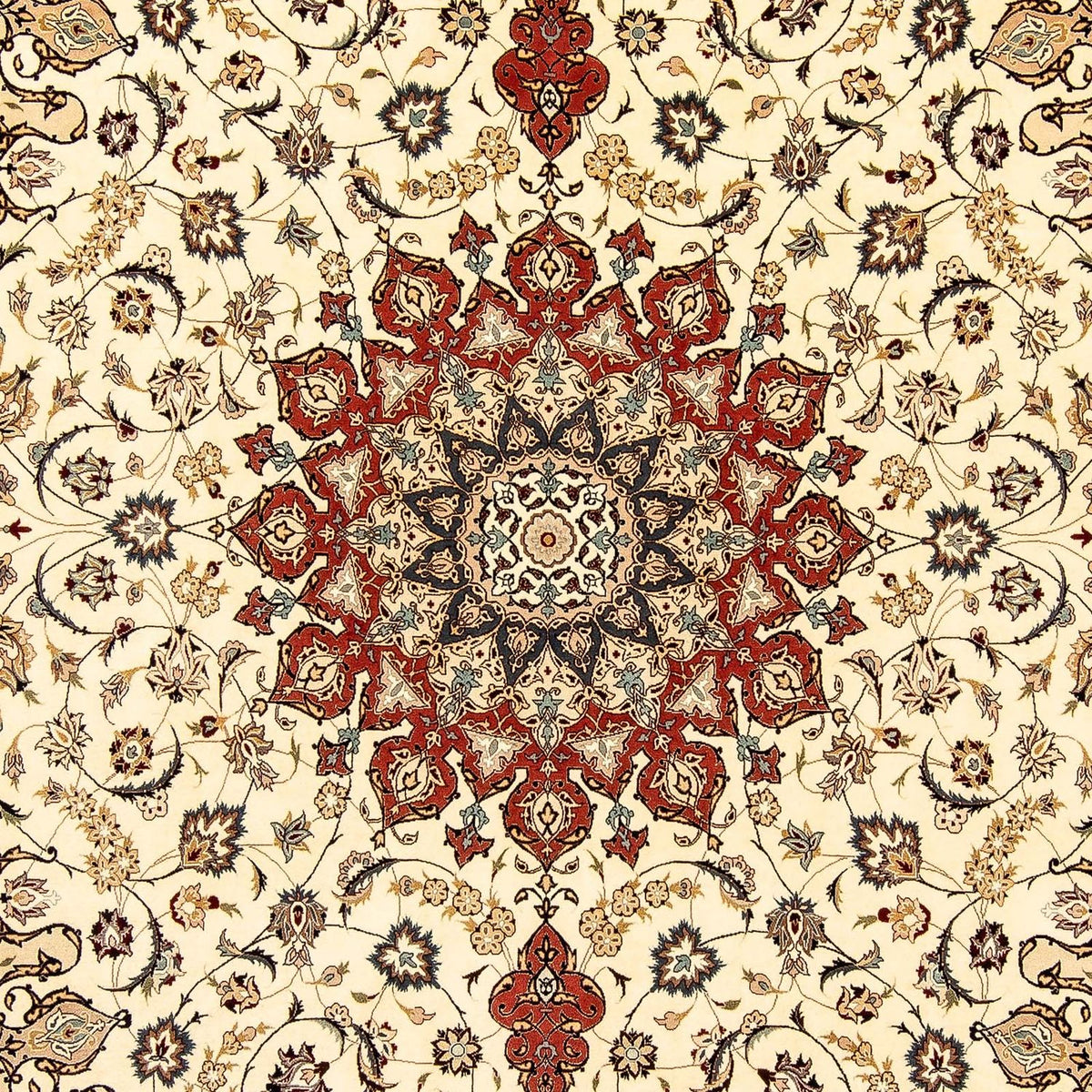 Perzisch tapijt - Tabriz - 358 x 254 cm - beige