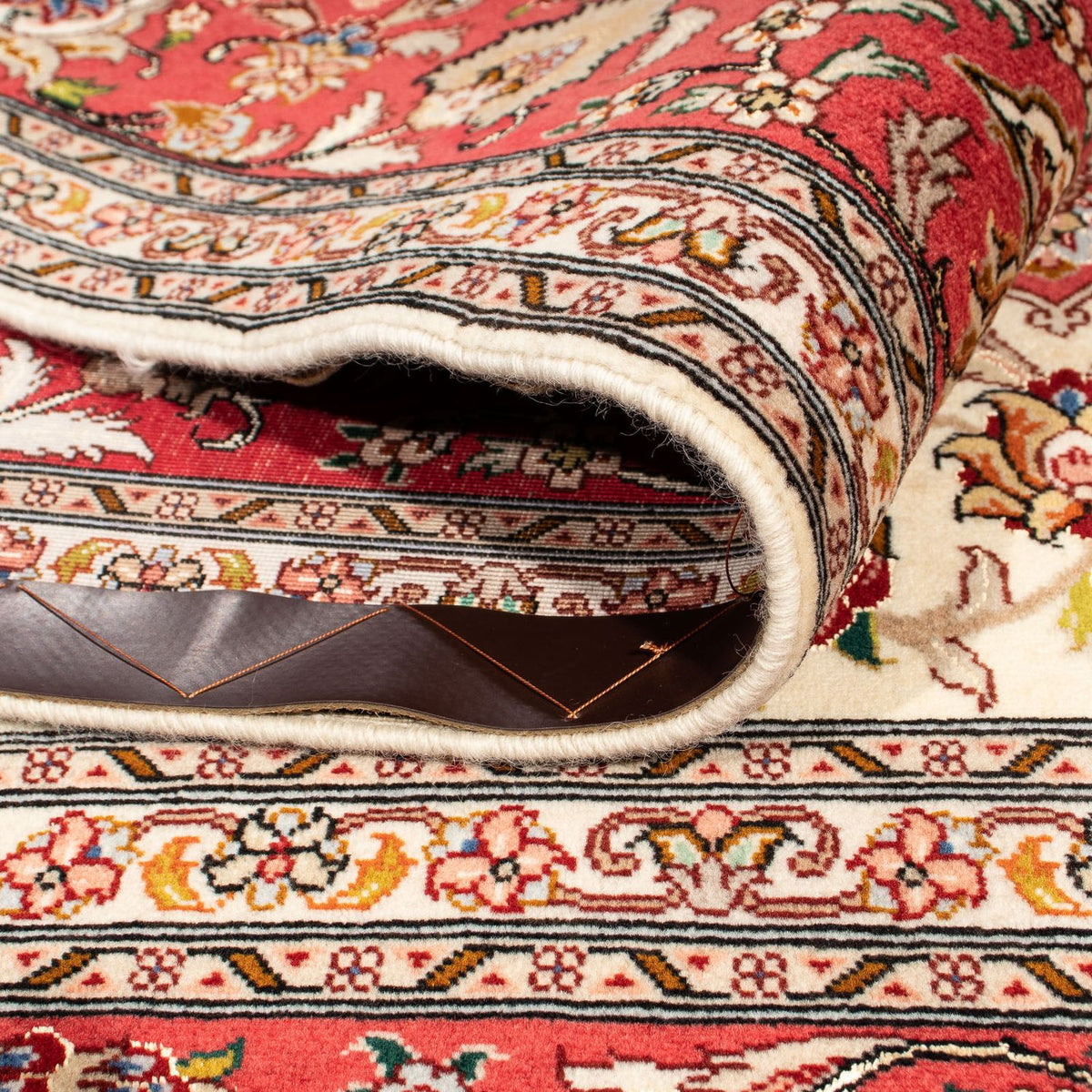 Perzisch tapijt - Tabriz - Royal vierkant  - 203 x 200 cm - beige