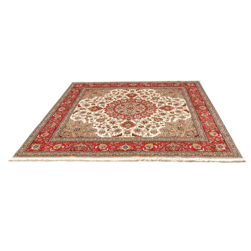 Perzisch tapijt - Tabriz - Royal vierkant  - 203 x 200 cm - beige