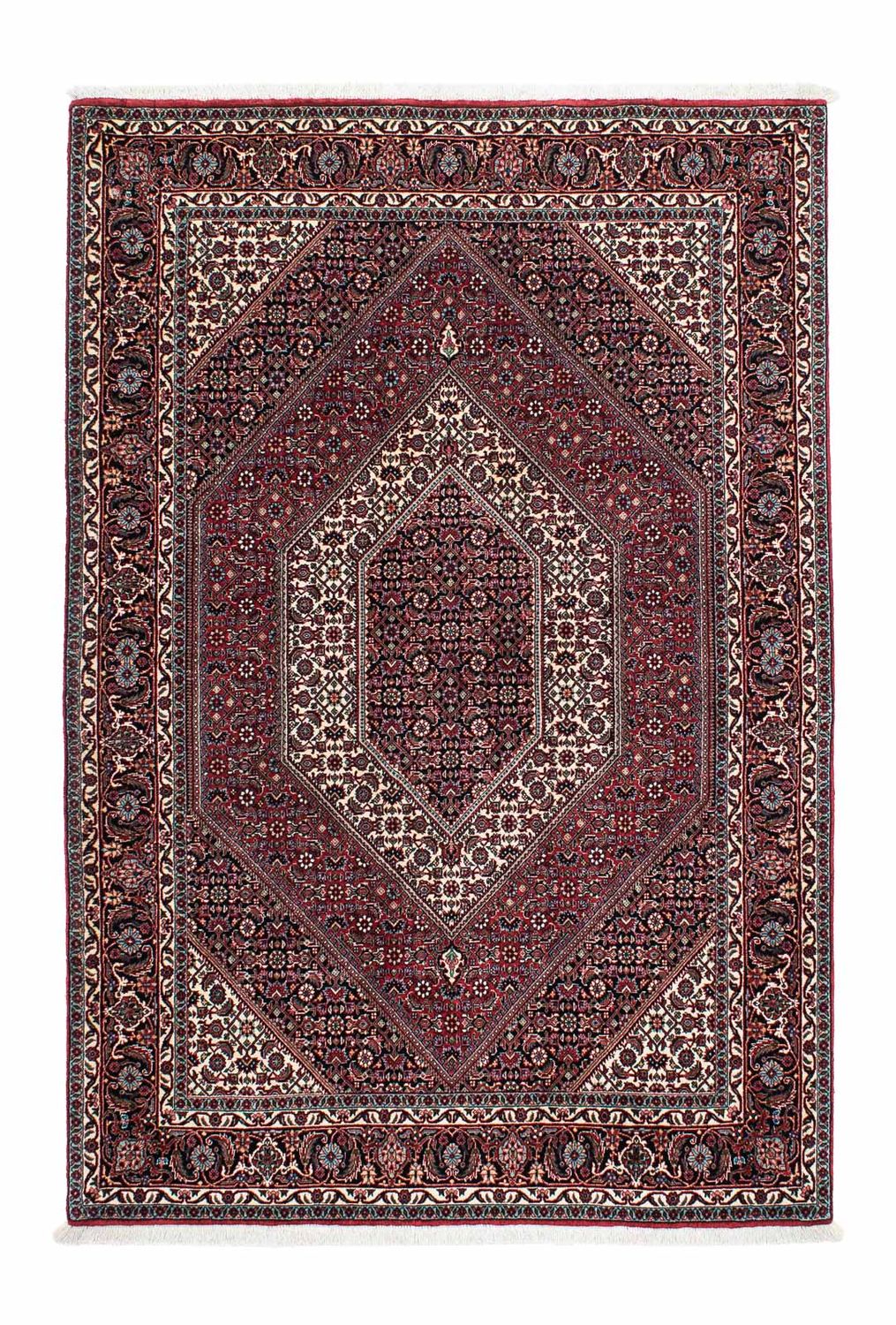 Perzisch tapijt - Bijar - 195 x 136 cm - licht rood