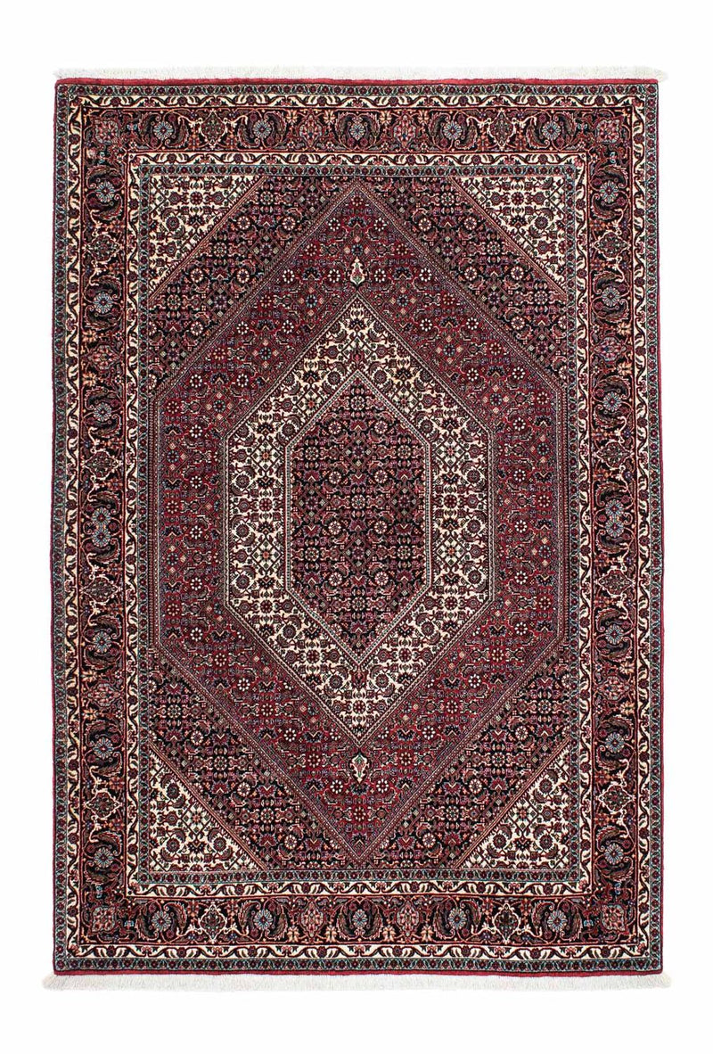 Perzisch tapijt - Bijar - 195 x 136 cm - licht rood