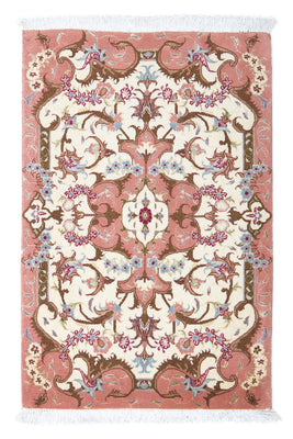 Perzisch tapijt - Tabriz - Royal - 90 x 60 cm - beige