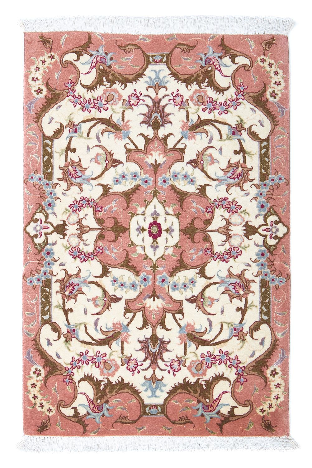 Perzisch tapijt - Tabriz - Royal - 90 x 60 cm - beige