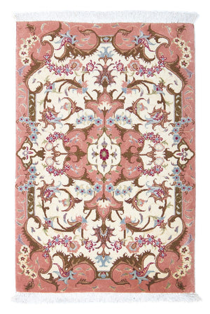 Perzisch tapijt - Tabriz - Royal - 90 x 60 cm - beige