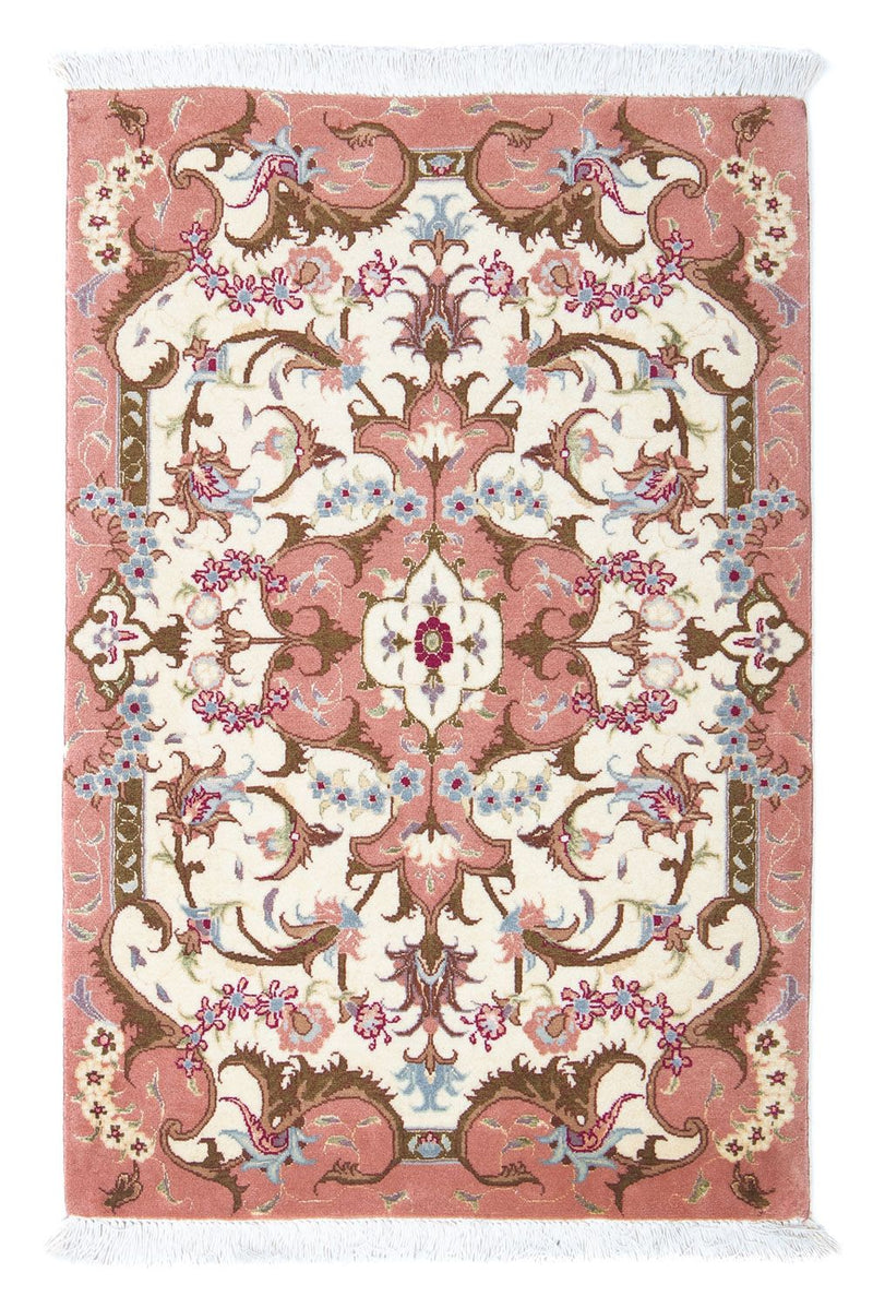 Perzisch tapijt - Tabriz - Royal - 90 x 60 cm - beige