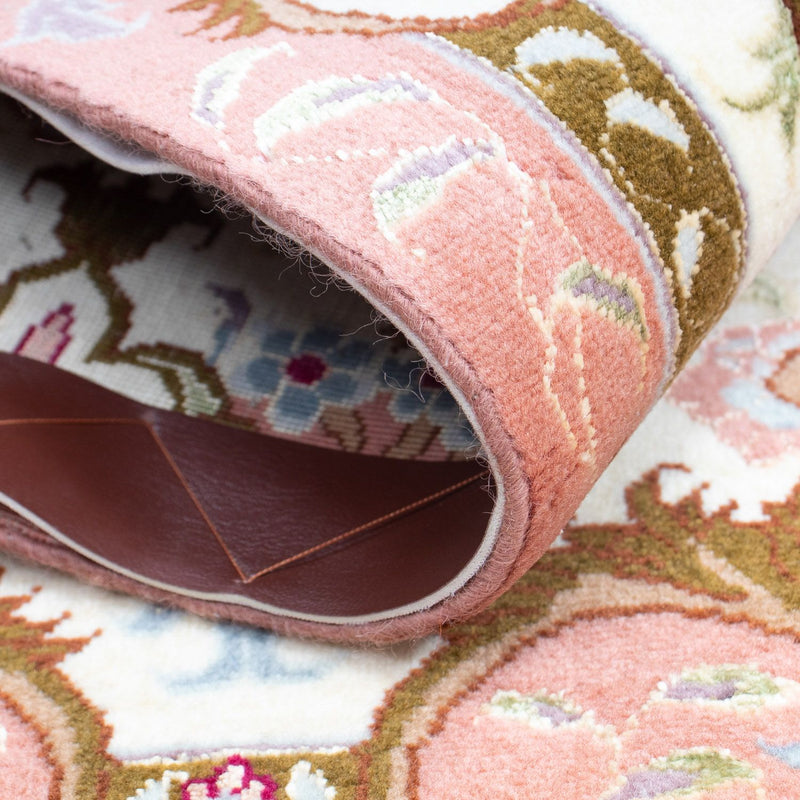 Perzisch tapijt - Tabriz - Royal - 90 x 60 cm - beige