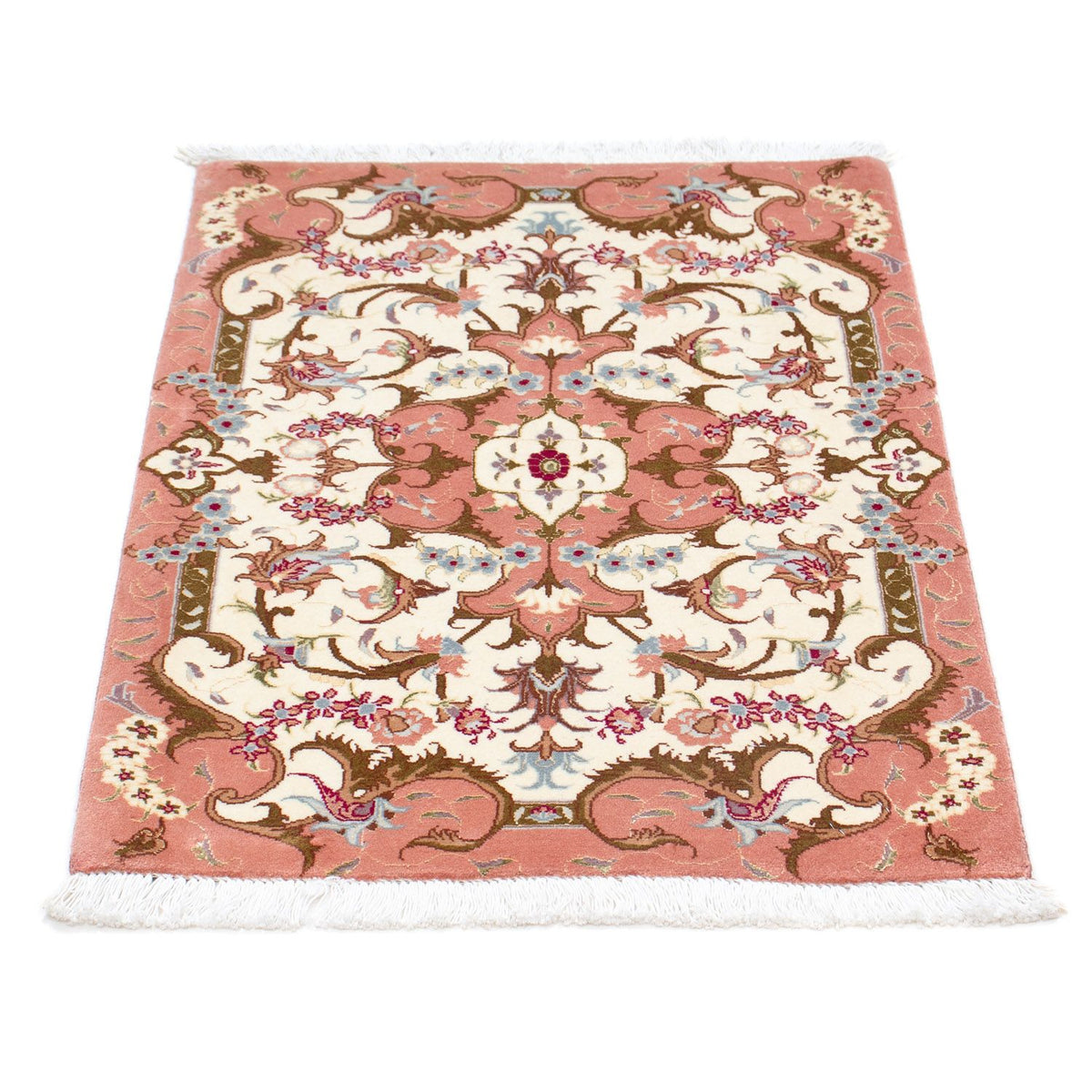 Perzisch tapijt - Tabriz - Royal - 90 x 60 cm - beige