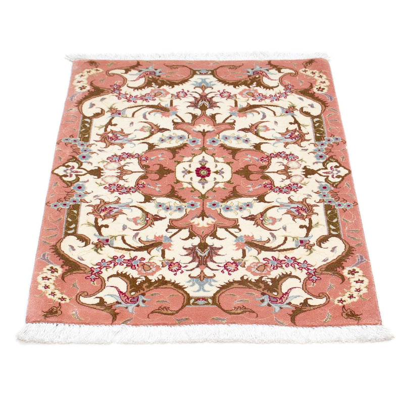 Perzisch tapijt - Tabriz - Royal - 90 x 60 cm - beige