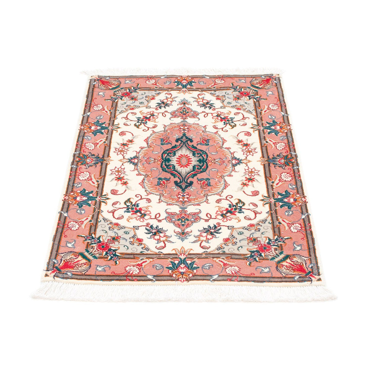 Perzisch tapijt - Tabriz - Royal - 92 x 60 cm - beige