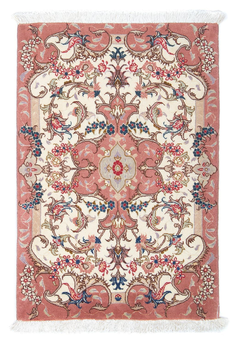 Perzisch tapijt - Tabriz - Royal - 86 x 60 cm - beige