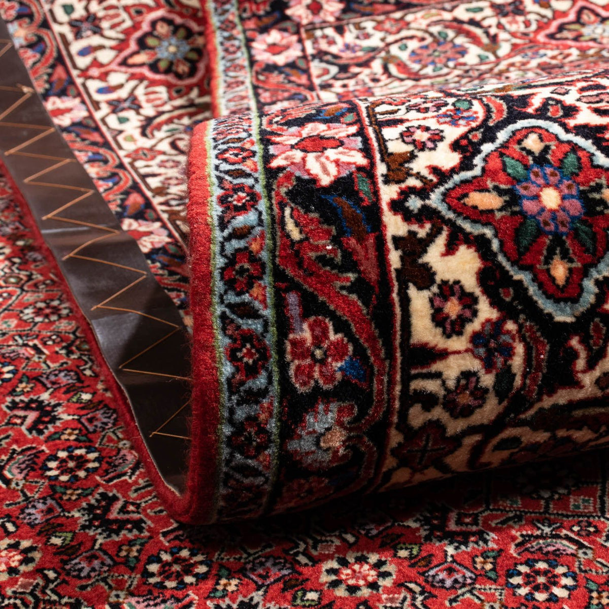 Perzisch tapijt - Bijar - Koninklijk - 340 x 248 cm - rood