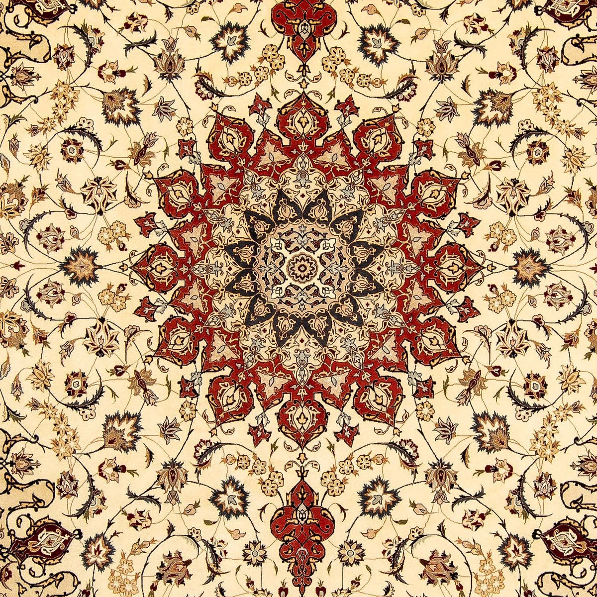 Perzisch tapijt - Tabriz - Royal - 351 x 252 cm - beige