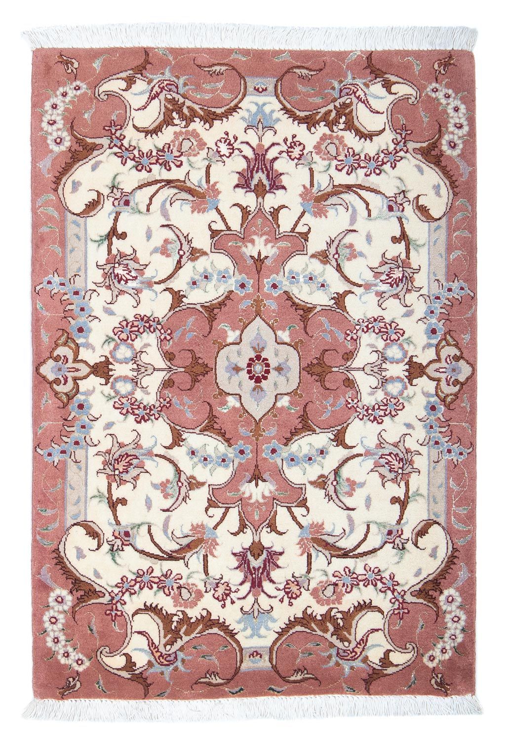 Perzisch tapijt - Tabriz - Royal - 92 x 61 cm - beige