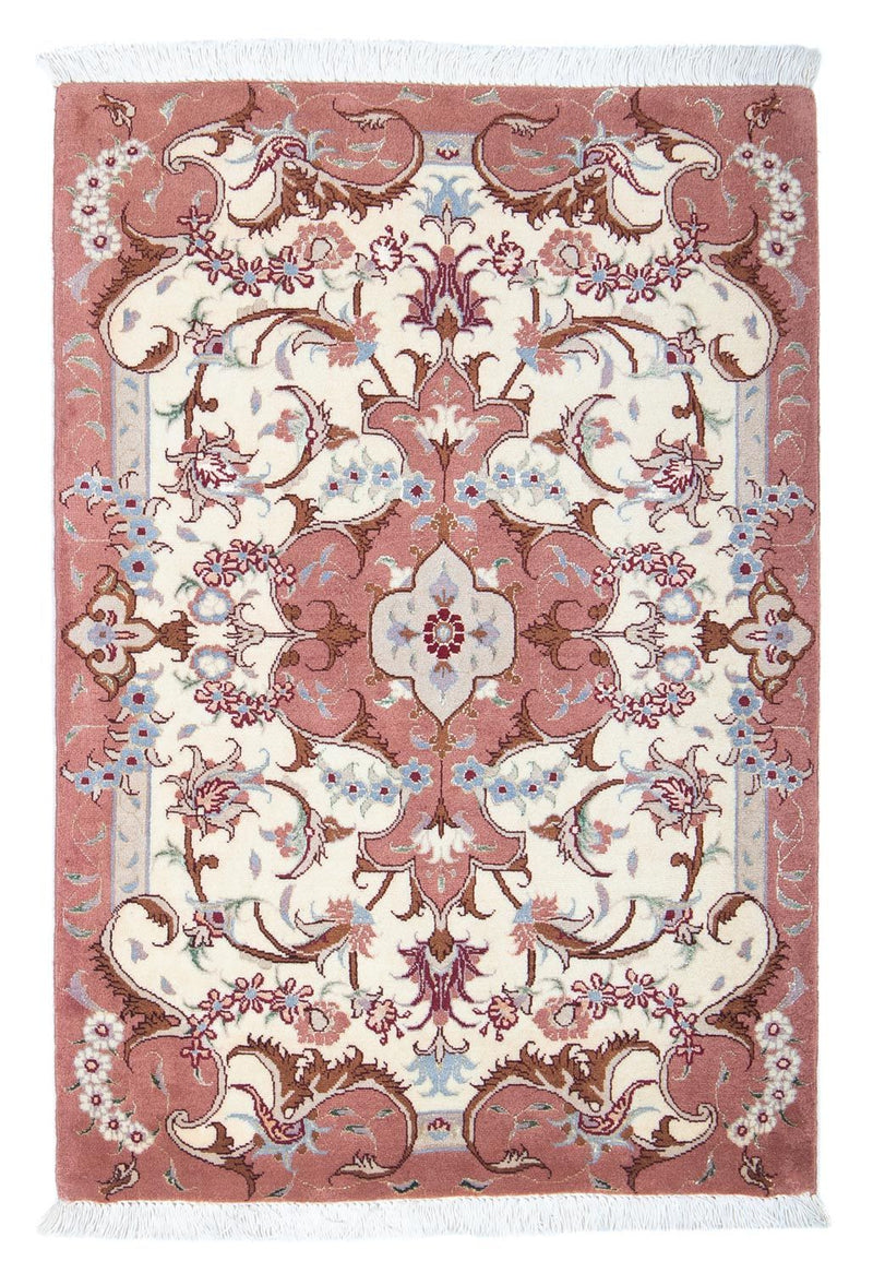 Perzisch tapijt - Tabriz - Royal - 92 x 61 cm - beige