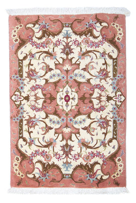 Perzisch tapijt - Tabriz - Royal - 90 x 60 cm - beige