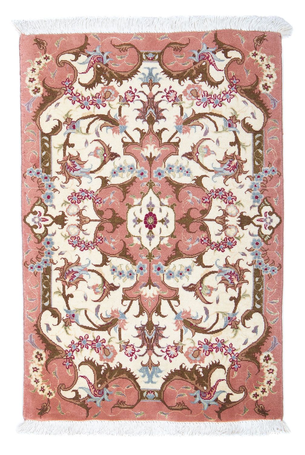 Perzisch tapijt - Tabriz - Royal - 90 x 60 cm - beige