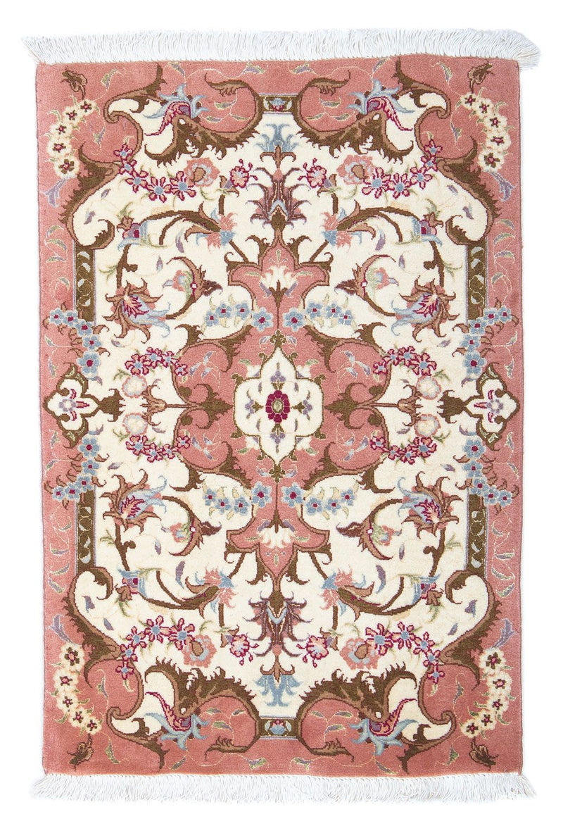 Perzisch tapijt - Tabriz - Royal - 90 x 60 cm - beige