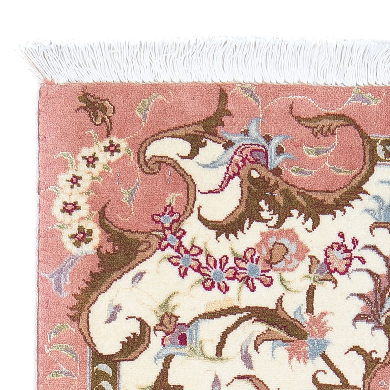 Perzisch tapijt - Tabriz - Royal - 90 x 60 cm - beige