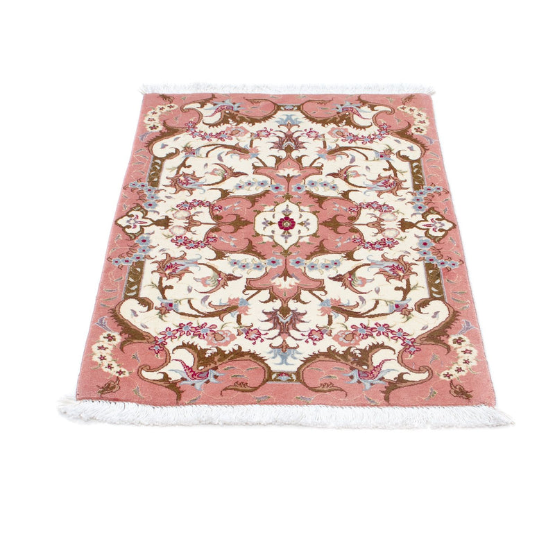 Perzisch tapijt - Tabriz - Royal - 90 x 60 cm - beige