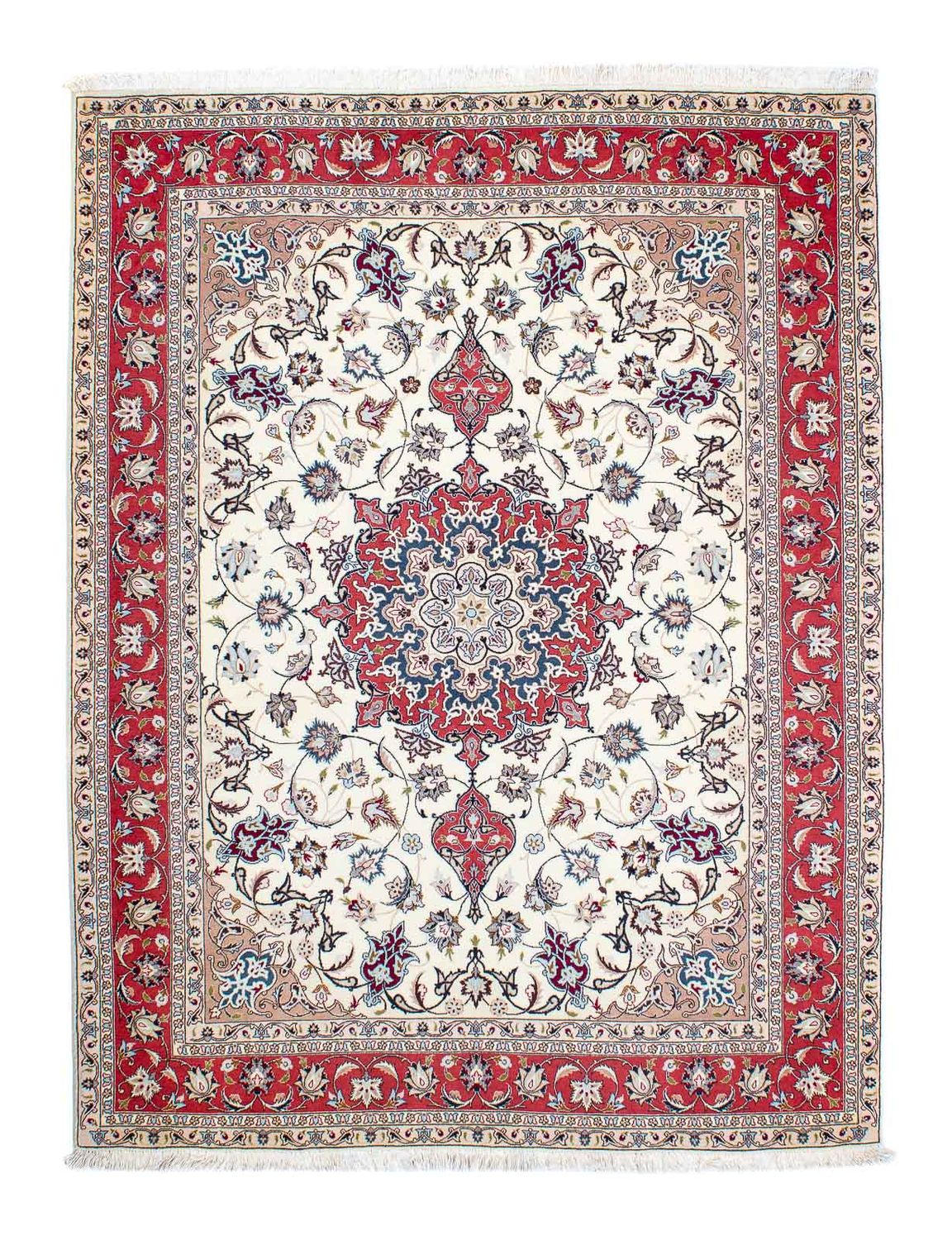 Perzisch tapijt - Tabriz - Royal - 191 x 156 cm - beige