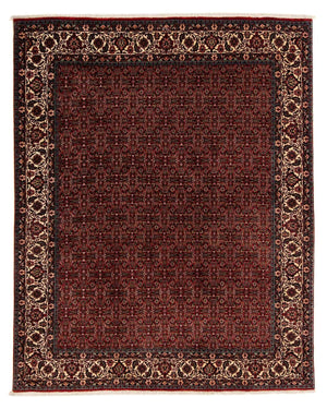 Perzisch tapijt - Bijar - 249 x 202 cm - donkerrood