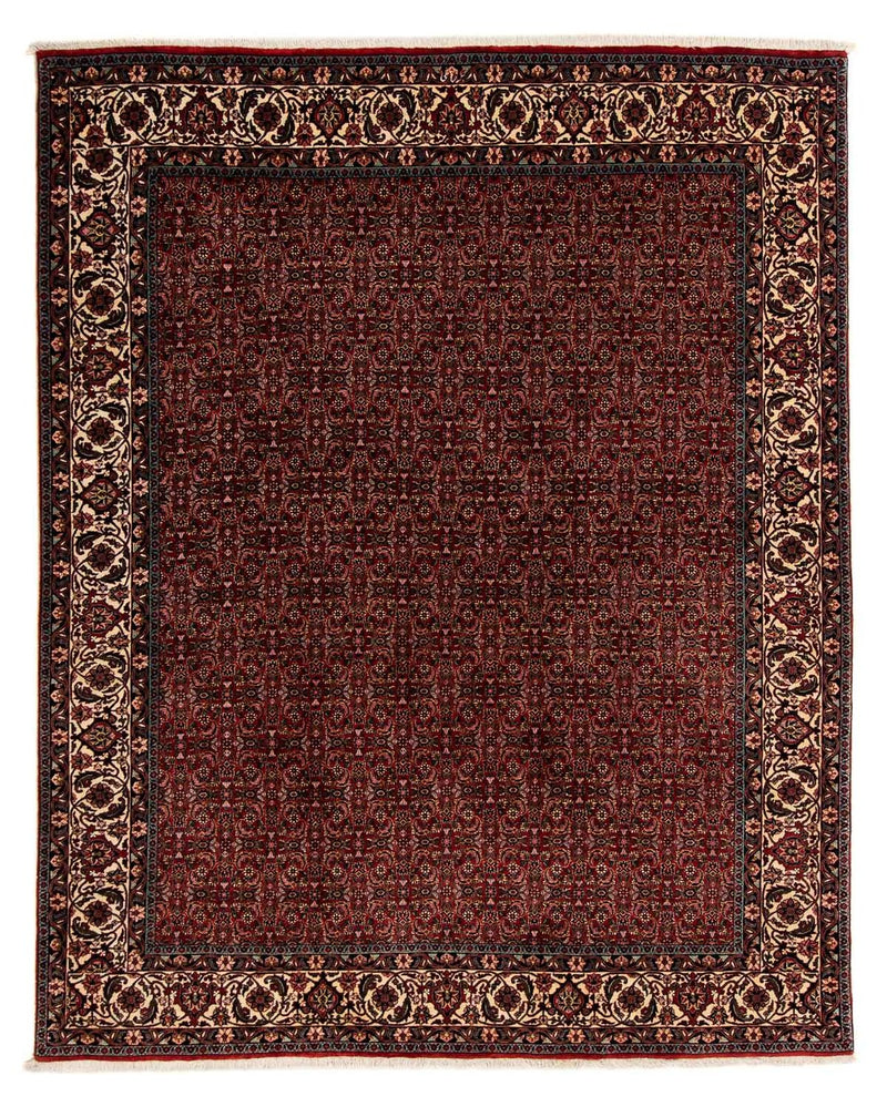 Perzisch tapijt - Bijar - 249 x 202 cm - donkerrood