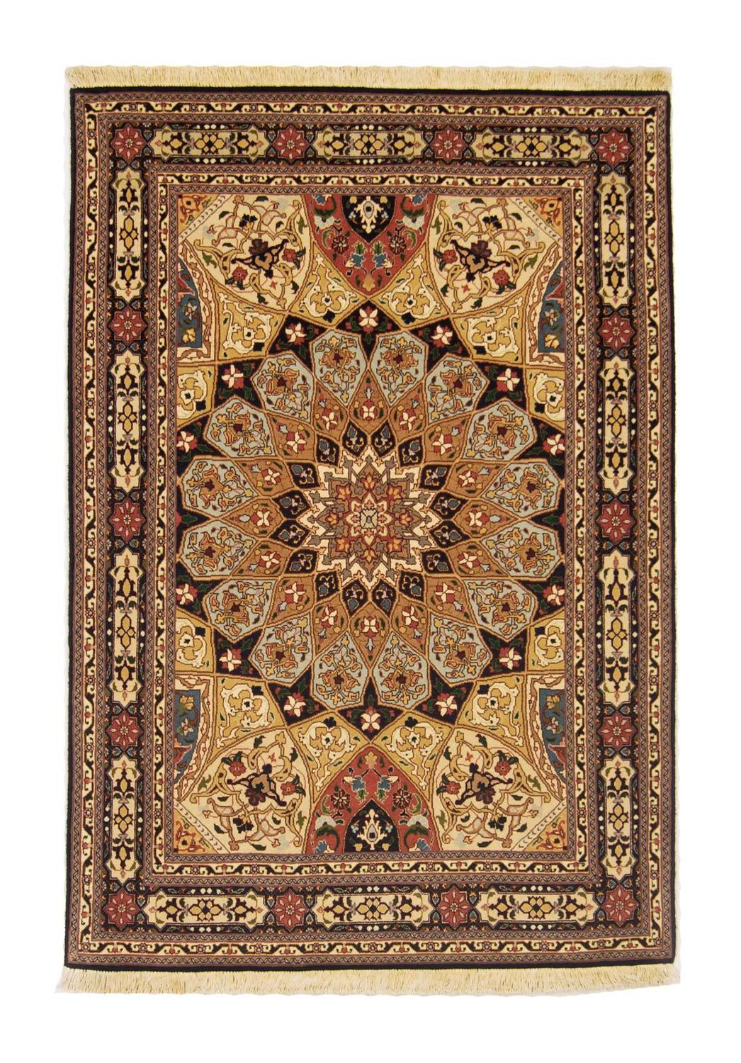 Perzisch tapijt - Tabriz - Royal - 151 x 103 cm - veelkleurig